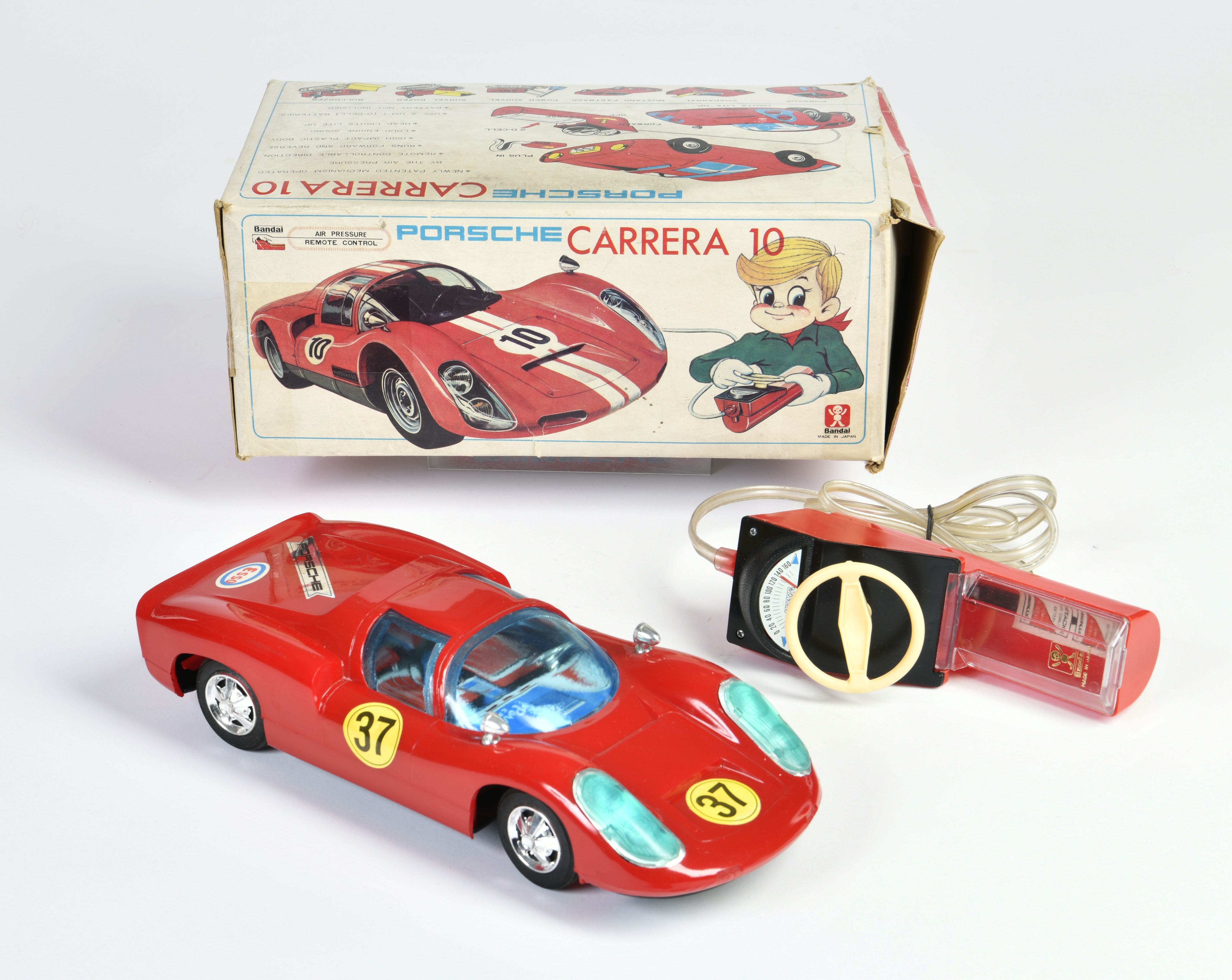 Bandai, Porsche Carrera 10, Japan, 25 cm, plastic, drive not checked, box C 2, C 1-