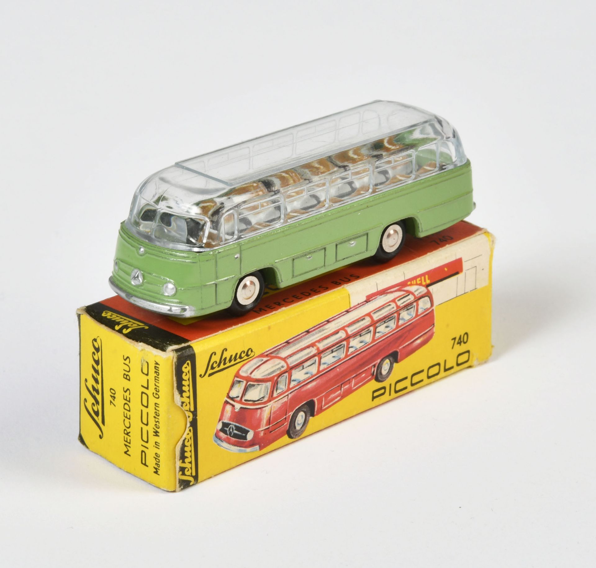 Schuco, Piccolo 740 Mercedes Bus, W.-Germany, 1:90, diecast, box C 1-, C 1