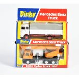 Dinky Toys, 940 Mercedes Benz Truck + 980 Coles Hydra Truck 150T