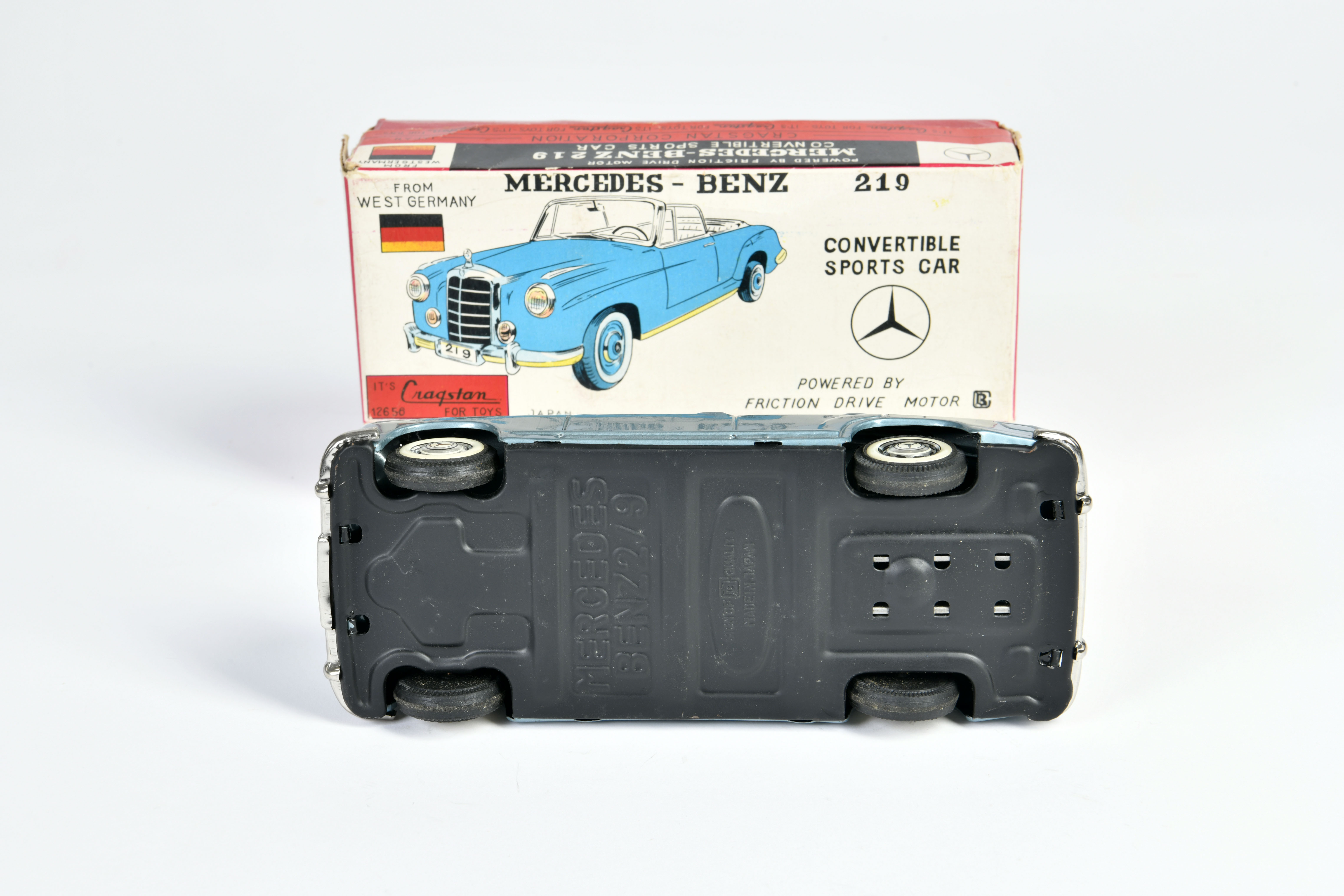 Bandai, Mercedes Benz, Japan, 20 cm, tin, friction ok, box, C 2+ - Image 3 of 3