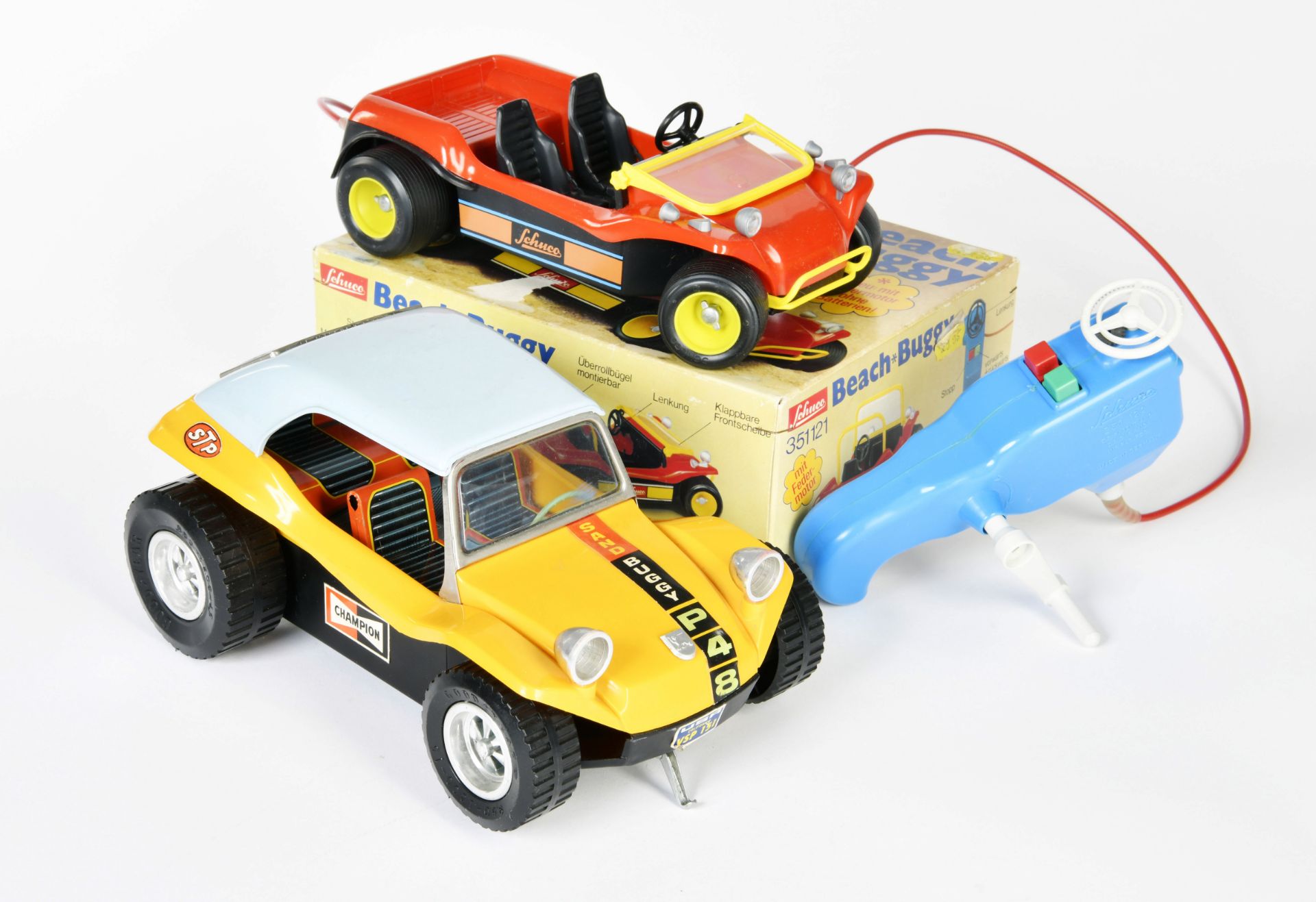 Schuco, Beach Buggy + Taiyo Sand Buggy, plastic, 20-24 cm, C 1-