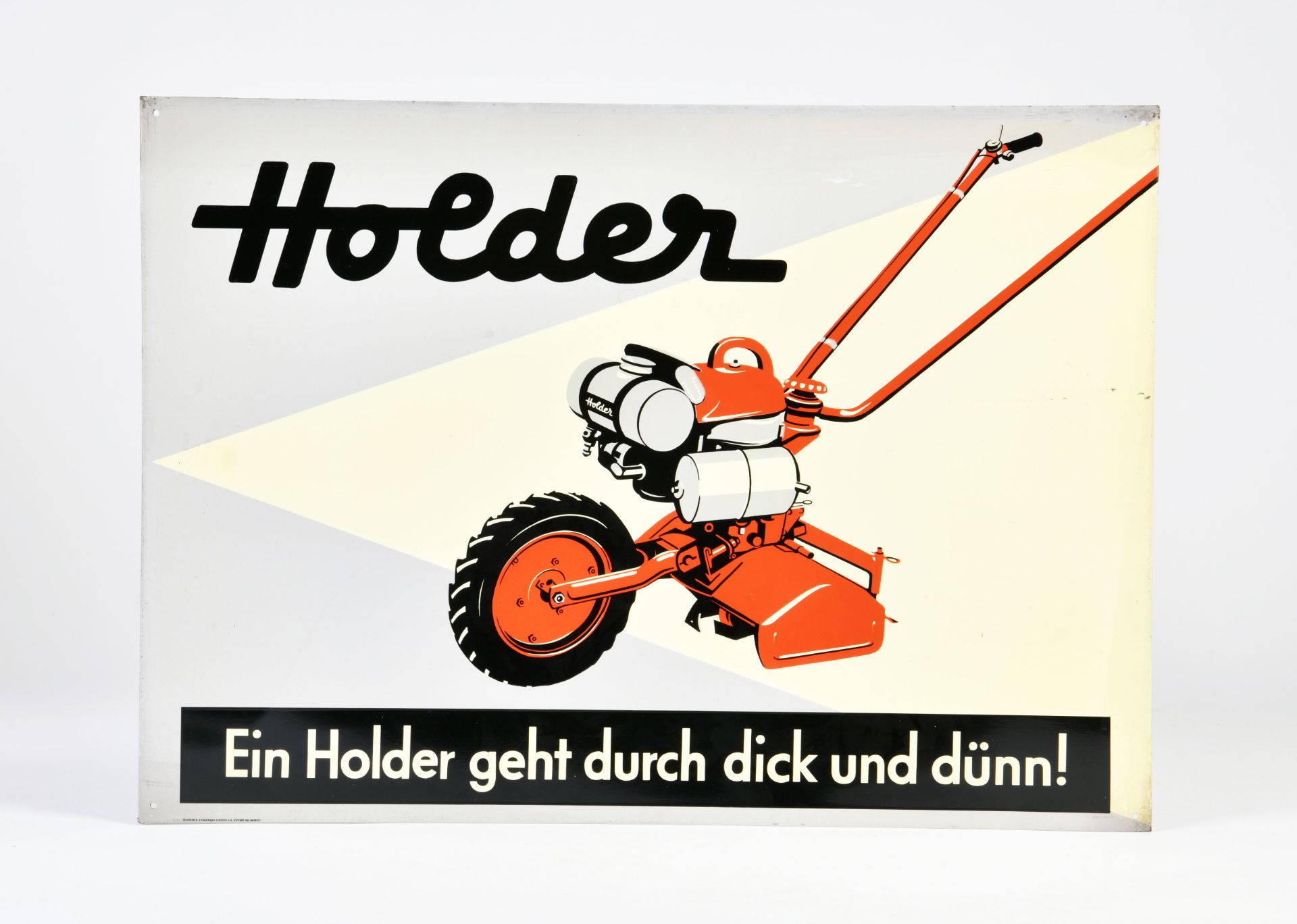 Holder, tin sign, 52x37cm, C 1