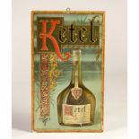 Ketel Liqueur, Blechschild