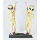 Resin Space Alien Laden Display