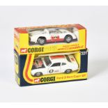 Corgi Toys, Porsche Carrera 6 + Ford 3 litre Capri GT