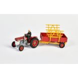 Corgi Toys, Massey Ferguson Traktor mit Anhänger