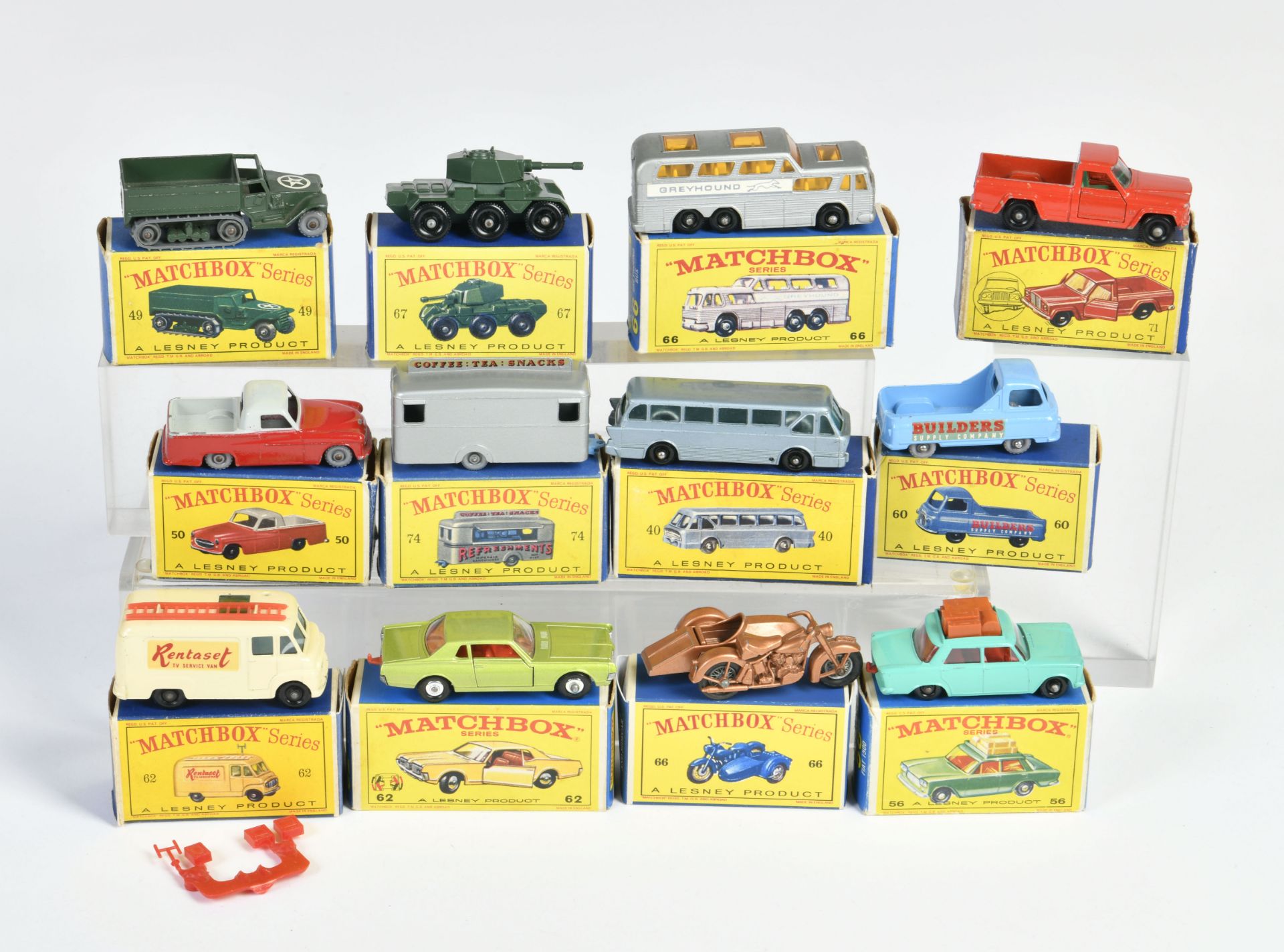 Matchbox, 12 cars, England, diecast, box, mostly C 1 - Image 2 of 2