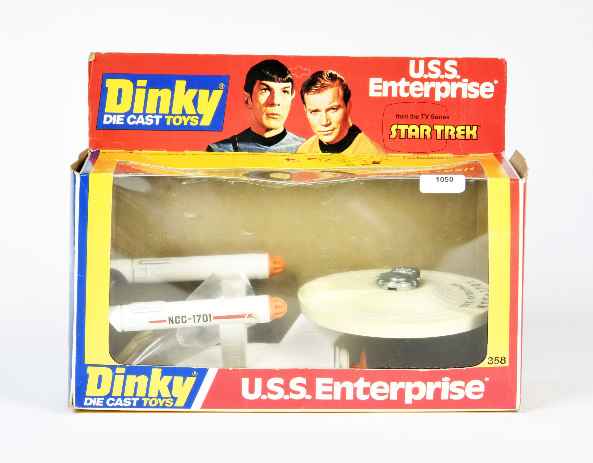 Dinky Toys, U.S.S. Enterprise 358, England, diecast, box C 1-, C 1-