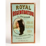 Royal, Regenerateur, Blechschild