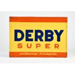 Derby Schuhpasta, Blechschild