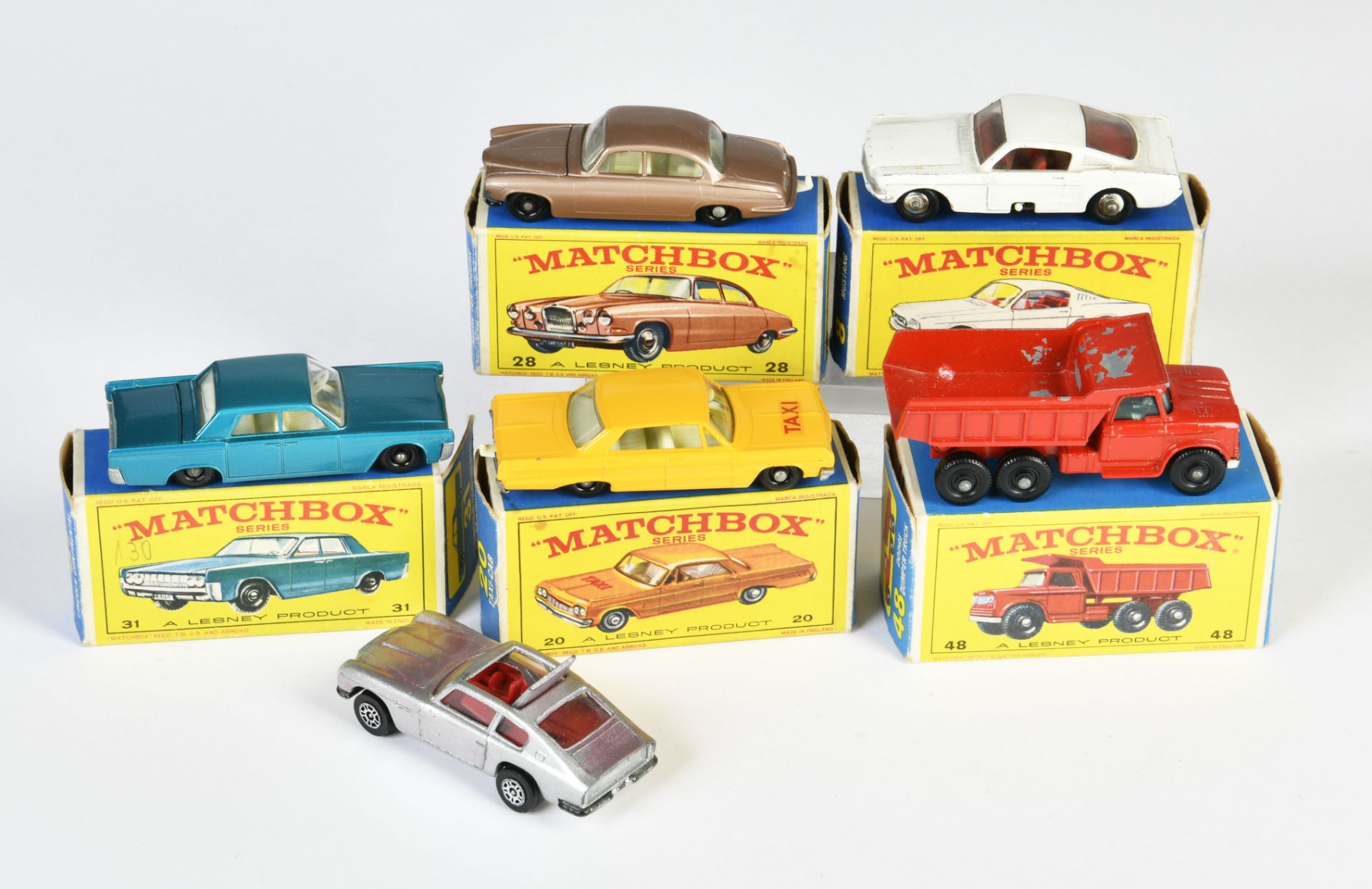 Matchbox, 5 cars + Corgi James Bond, diecast, 5x box, C 1-2 - Image 2 of 2