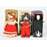 Alps Reading Bear, MM Dancing Doll & Yone Coffin Bank