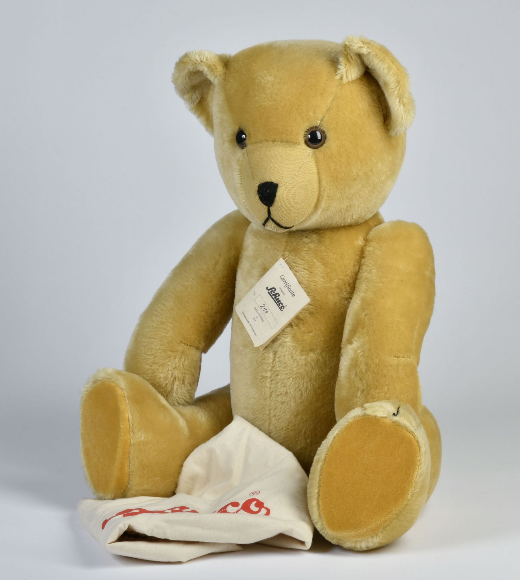 Schuco, bear, 70 cm, in original Schuco bag, C 1