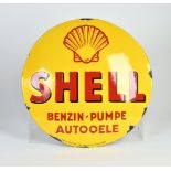 Emailleschild, Shell