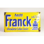 Aecht Franck Caffee, Emailschild