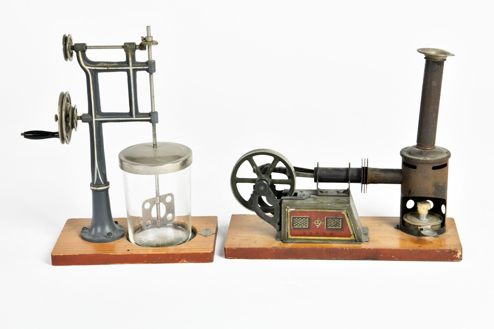Bing, steam engine + drive model, Germany pw, 15-22 cm, paint d., C 2