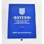 Bayern Versicherungen, Emailleschild, 50er Jahre