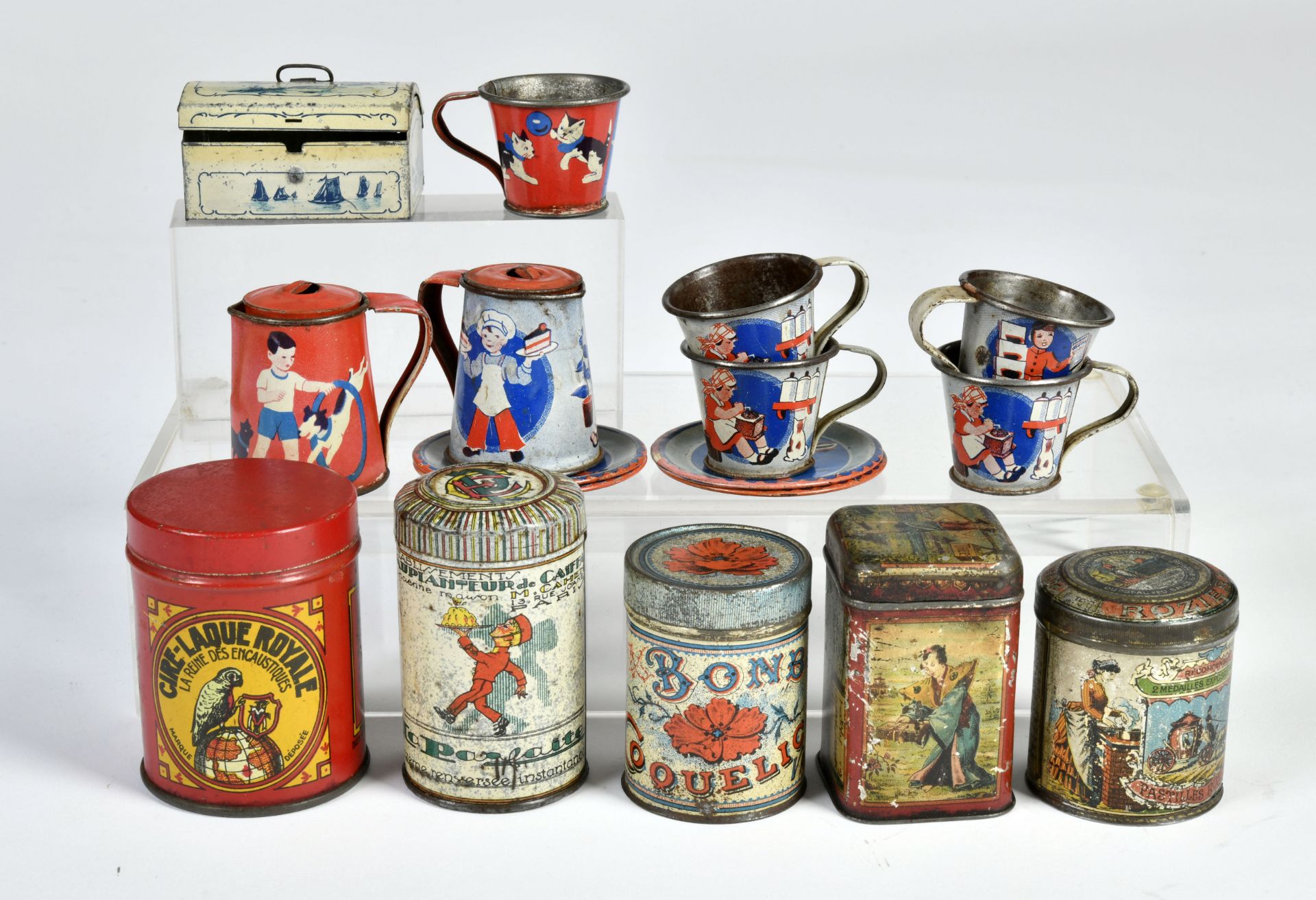 Bundle tin cans, 4-7 cm, min. paint d., mostly C 1-2
