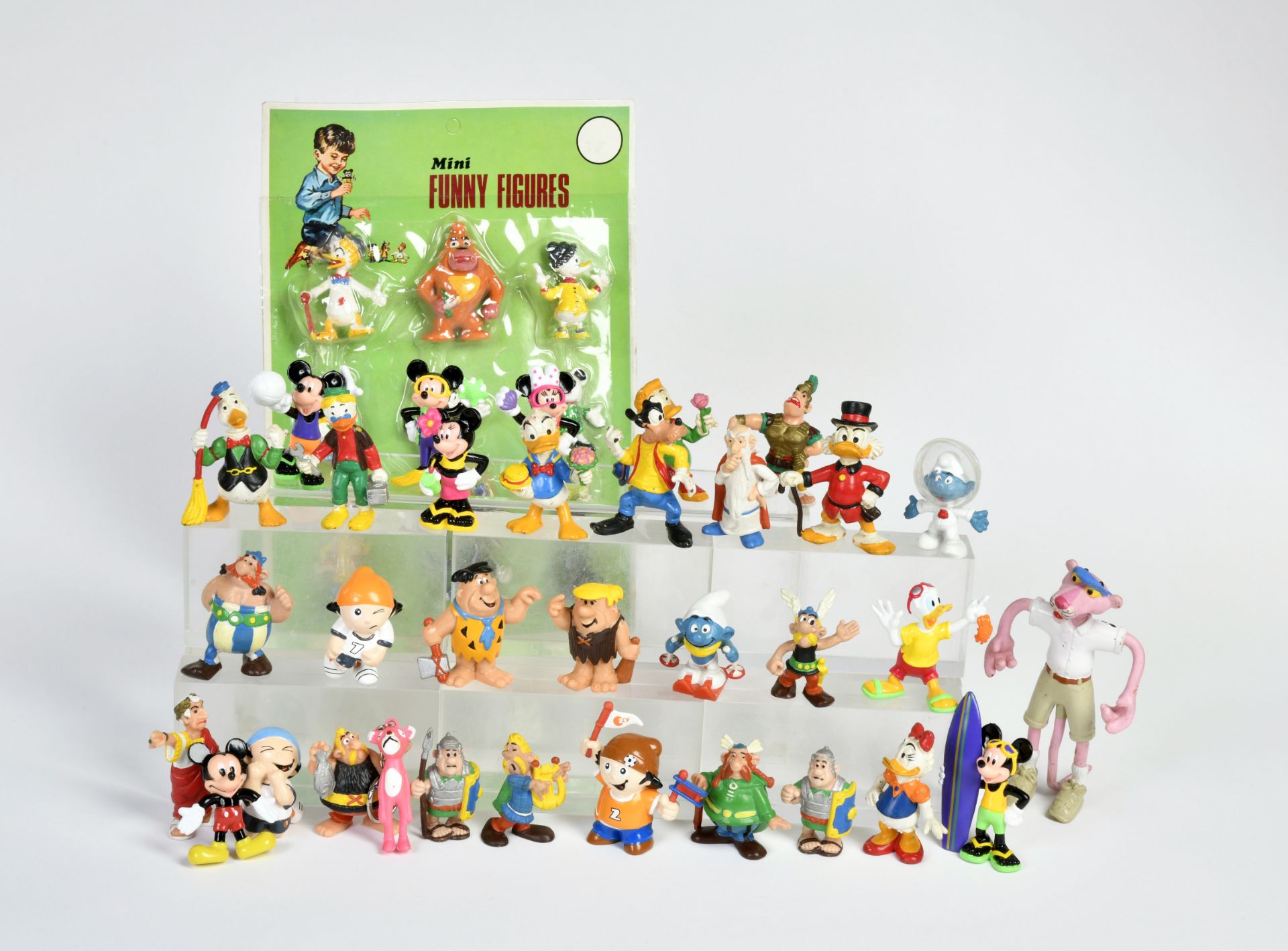 Disney a.o., bundle rubber figures, 5-11 cm, mostly very good