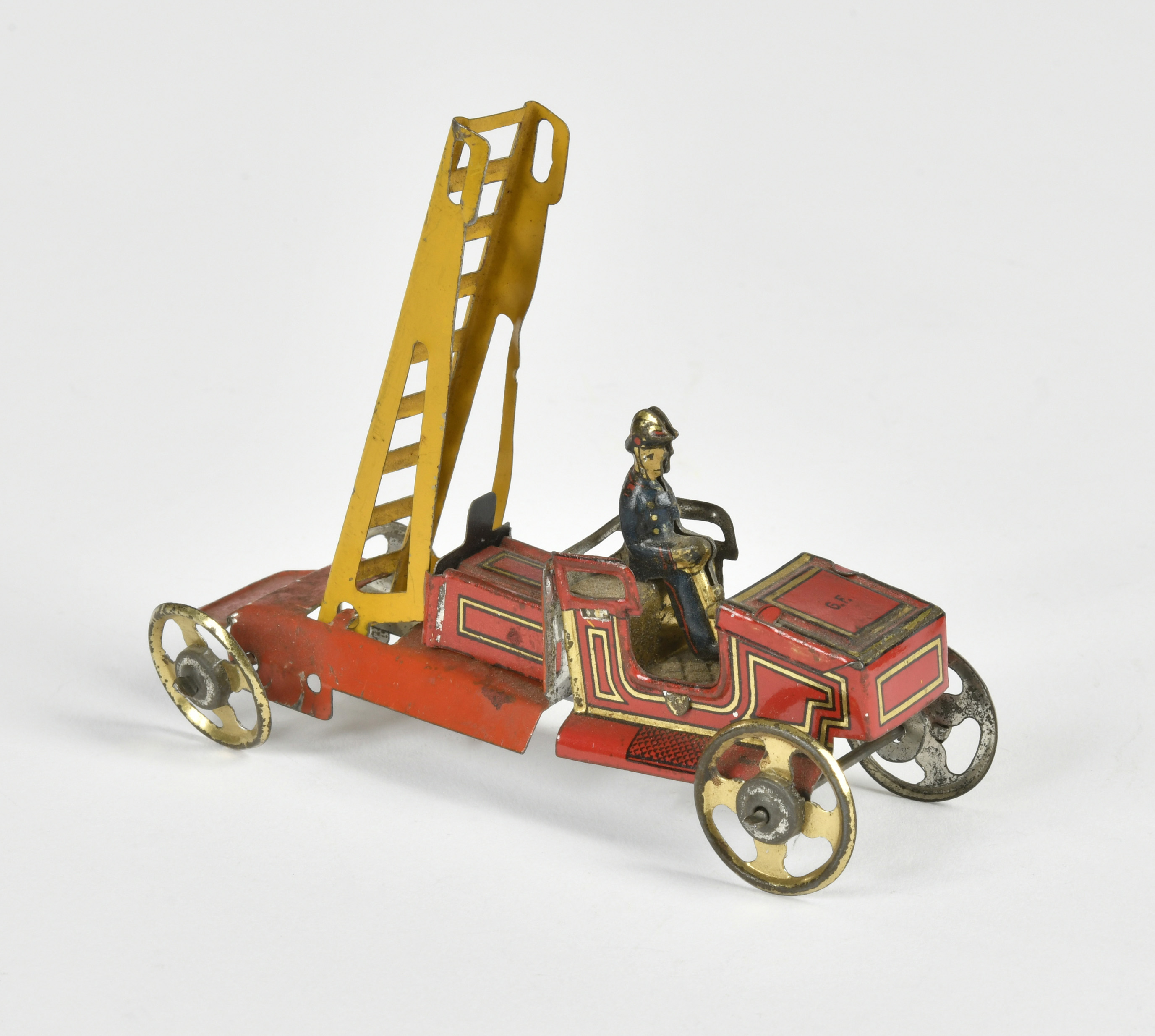 Fischer, Penny Toy fire engine, Germany pw, 11 cm, paint d., C 3