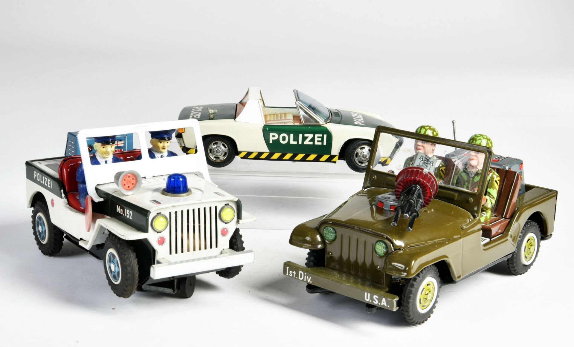 Daiya, TN, 3x Police / Military Car