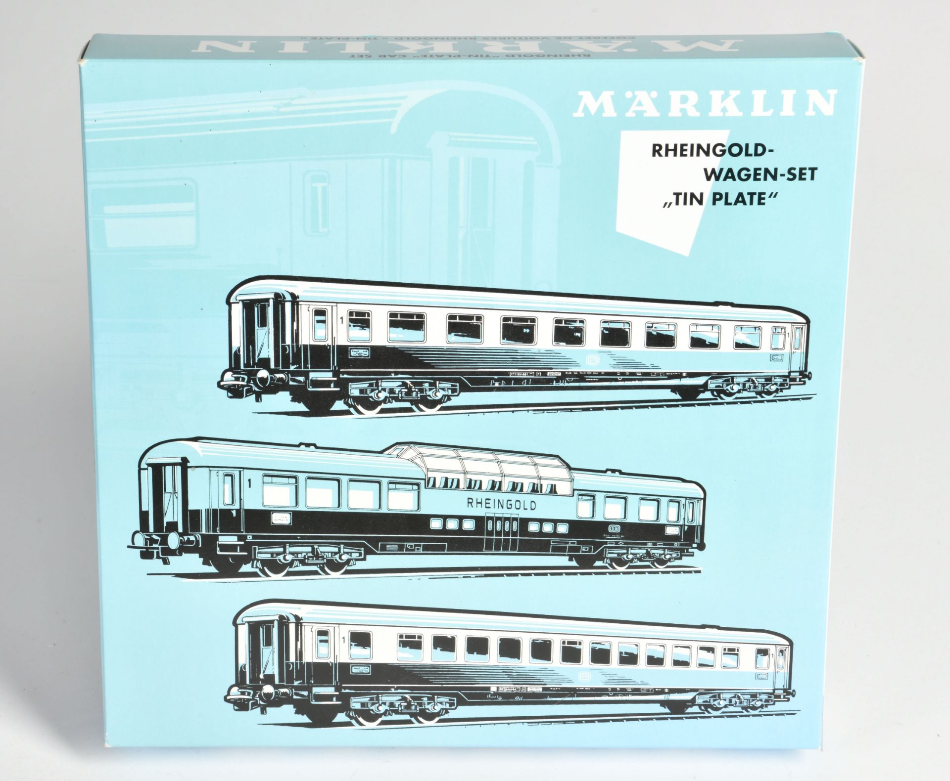 Märklin, Wagenset "Rheingold - Tin plate", H0