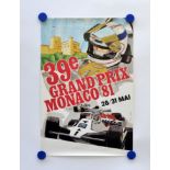 2 Plakate, Monaco Grand Prix