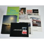 Opel u.a., Prospekte Record, Opel GT, div. Testberichte VW etc.