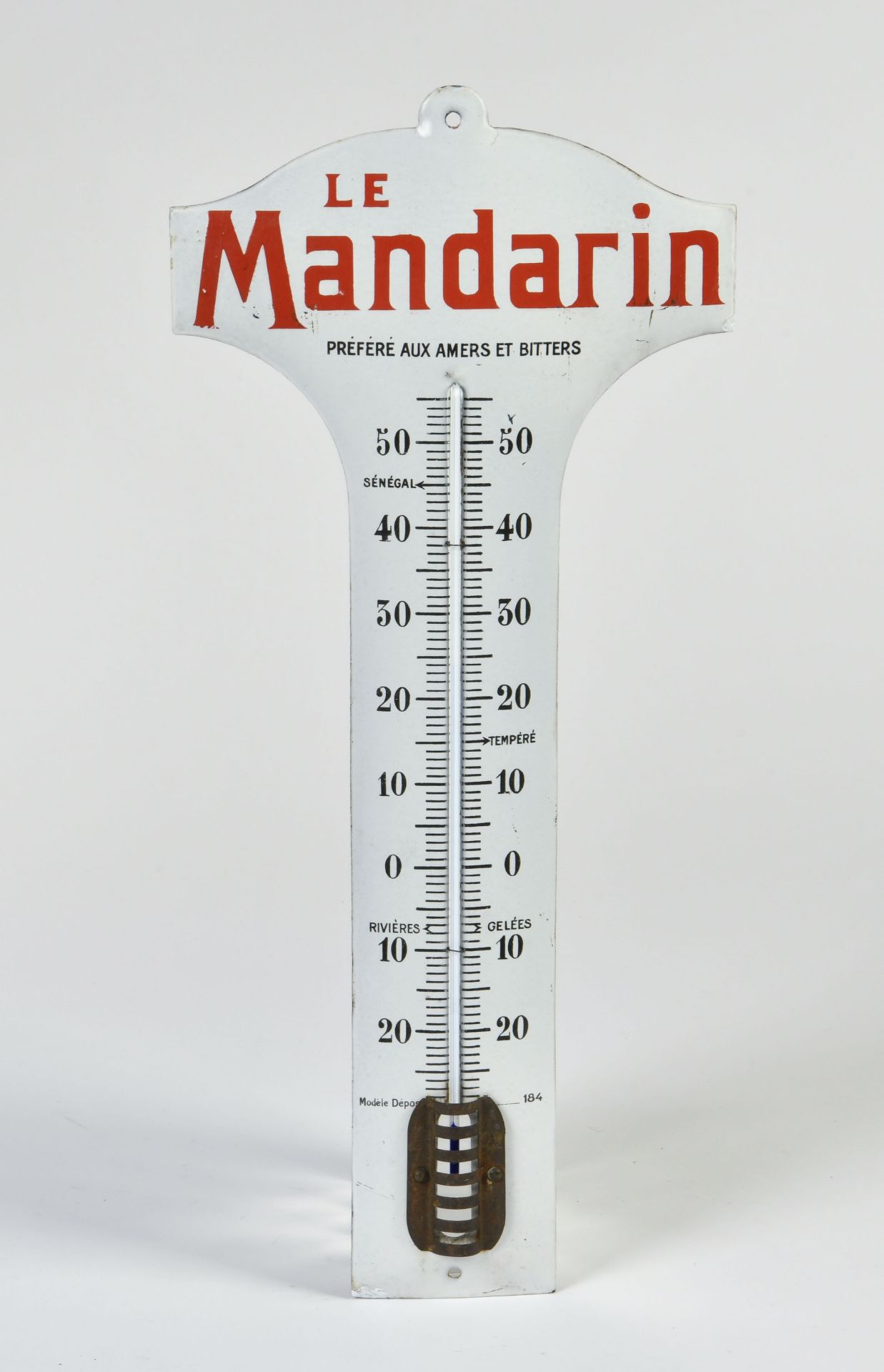 LE Mandarin, thermometer, enamel, 50 cm, C 2+