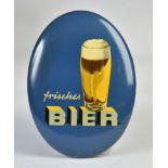 Blechschild "Frisches Bier"