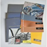 Mercedes Benz, 3 Angebotsmappen 1950er Jahre mit Prospekten