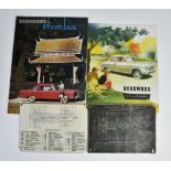 Borgward, Prospekt Isabella, Zeitschrift Rhombus, Schmierplan