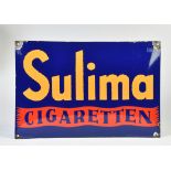 Emailleschild, Sulima Cigaretten