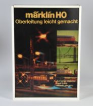 Märklin, advertising lights display, with changing insertable motifs, 72x51 cm, wood, C 2
