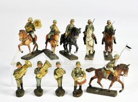 Lineol, Reiter und musizierende Soldaten