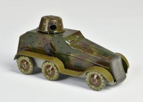 Arnold, tank A-572, Germany pw, 18 cm, tin, cw defective, paint d., C 3