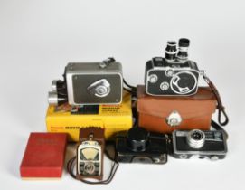 Kodak, Pillard, 2 Film Kameras (8mm), 1 Instamatic 500