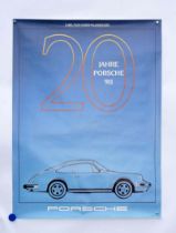 Porsche Werbeplakat "20 Jahre 911"