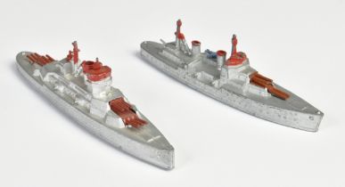 Tootsietoy, 2 ships, USA, 14-16 cm, diecast, C 1-