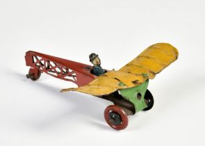 Penny Toy airplane, Germany pw, 9 cm, paint d., not complete
