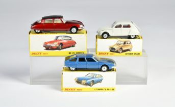 Dinky Toys, 3x Citroen