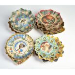 Bundle Christmas plates, Germany pw a.o., paper, more than 100 pieces, each ca 25-28 cm