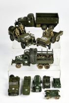 Bundle military vehicles, modern, mixed constr., very good to damaged