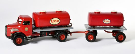 Arnold prototype, MAN tractor unit with trailer ESSO, driver`s cab and tanks in plastic, tractor