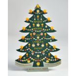 Advent calendar "Modehaus Alko", Dora Baum 1936, set up christmas tree, 32 cm, top condition