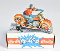 Technofix, motorcycle GE 255, France, 19 cm, tin, cw ok, box, C 1-2