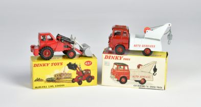 Dinky Toys, shovel loader 437, tow truck 434, England, 1:43 cm, box C 1-/2+, Z 1/1-