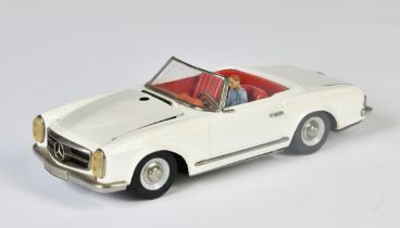 Schuco, Mercedes SL "Real", W.-Germany, tin, 27 cm, paint d., C 2