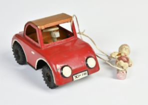 Arnold prototypes, 2 pieces: Maico compact car, 50s, cw checked, 15 cm, with plastic - puppet,