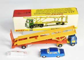 Dinky Toys, car transporter 974, Mercedes 250 SE, England, 1:43, diecast, box C 3-, C 1-